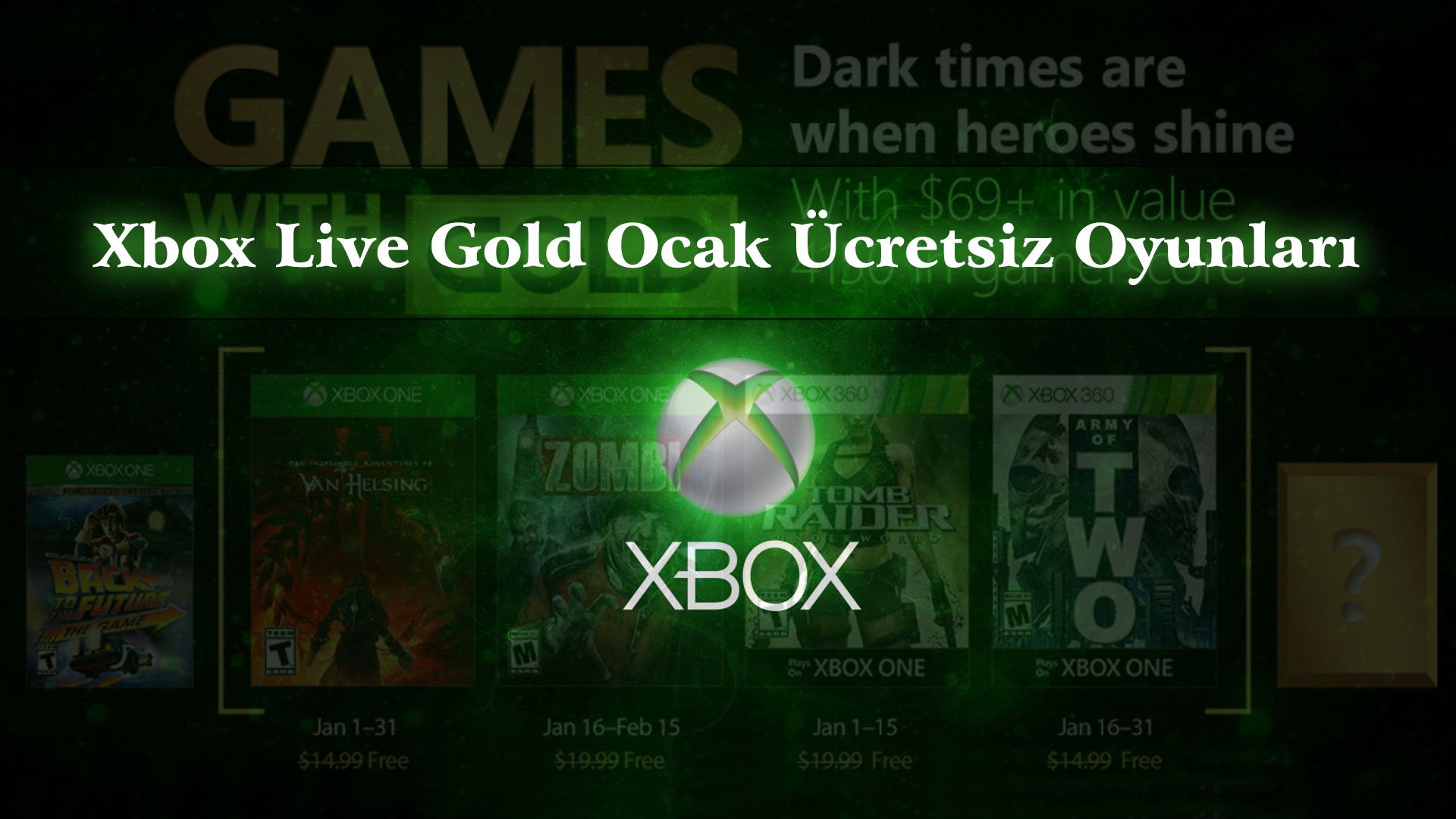 Xbox Live Gold 2019 Ocak Ayı Ücretsiz Oyunları