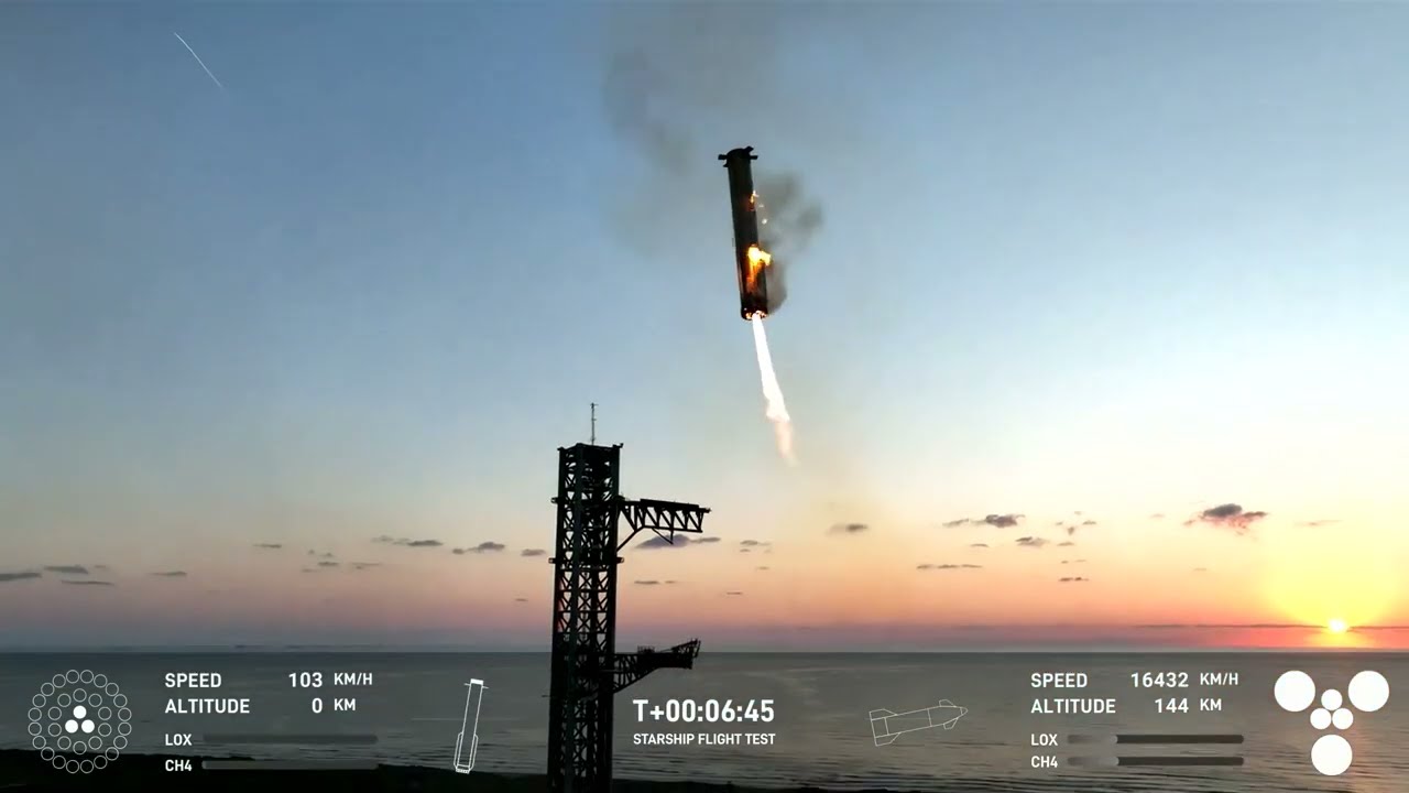 SpaceX'in Starship roketi beşinci test uçuşunda başarılı iniş yaptı